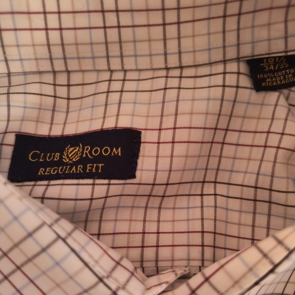 Dockers/Club Room Men's Shirts - Checked - (2-shirts) - Picture 4 of 9